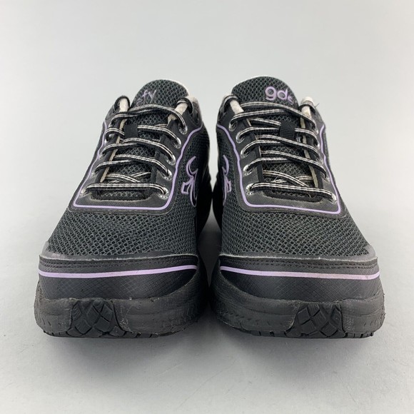 Gdefy Gravity Defyer Mighty Walk Womens Sz 9.5 Black Verso Shock Athletic Shoes - Picture 2 of 11